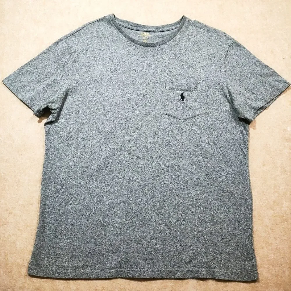 Polo by Ralph Lauren Gray Men's Short Sleeve T-Shirt #2